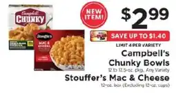 ShopRite Campbell's Chunky Bowls offer