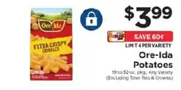 ShopRite Ore-Ida Potatoes offer