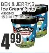 Key Food Ben & Jerry's ice cream pints offer