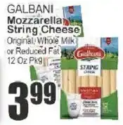 Key Food Galbani mozzarella string cheese offer
