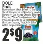 Key Food Dole Fruit offer
