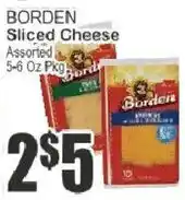 Key Food Borden sliced cheese offer