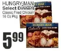 Key Food Hungry man select dinners classic fried chicken offer