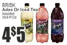Key Food Brisk Ades Or Iced Tea offer