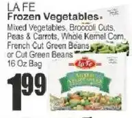 Key Food La Fe frozen vegetables offer