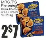 Key Food Mrs. T's Pierogies offer