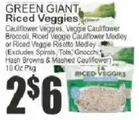 Key Food Green Giant riced veggies offer