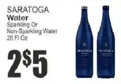 Key Food Saratoga water offer