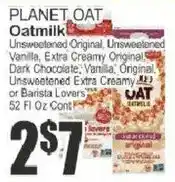 Key Food Planet oat oatmilk offer