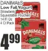Key Food Danimals low fat yogurt offer