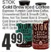 Key Food Stok cold brew iced coffee offer