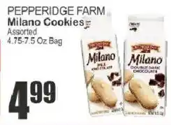 Key Food Pepperidge Farm Milano Cookies offer