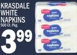 C Town Krasdale white napkins offer