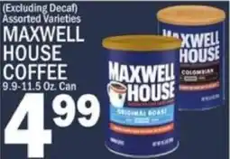 C Town Maxwell House coffee offer