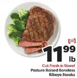 Weis Markets Signature Select Pasture Raised Boneless Ribeye Steaks offer