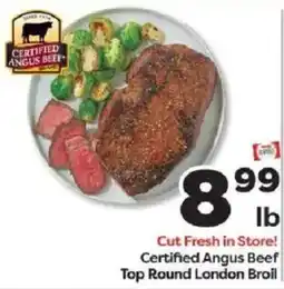 Weis Markets Certified Angus Beef Top Round London Broil offer