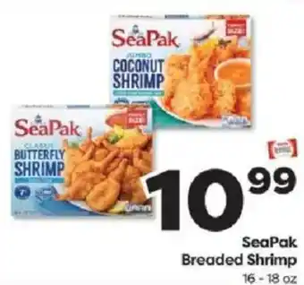 SeaPak breaded shrimp
