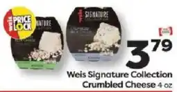 Weis Markets Weis Signature Collection Crumbled Cheese offer