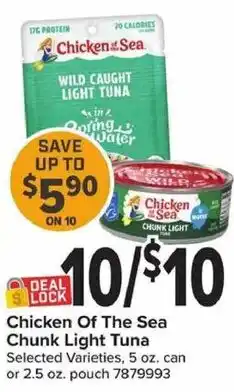 Chicken Of The Sea Chunk Light Tuna