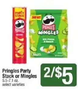 Star Market Pringles Party Stack or Mingles offer