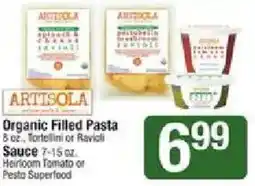 Star Market Artisola organic filled pasta offer