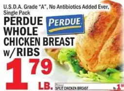 C Town Perdue whole chicken breast w/ribs offer
