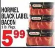C Town Hormel black label bacon offer
