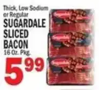C Town Sugardale sliced bacon offer