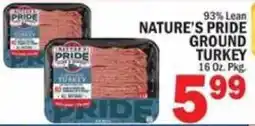 C Town Nature's Pride Ground Turkey offer