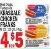Krasdale chicken franks