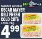C Town Oscar Mayer deli fresh cold cuts offer