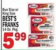 C Town Best's franks offer