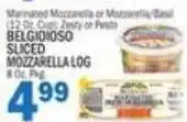 C Town Belgioso sliced mozzarella log offer