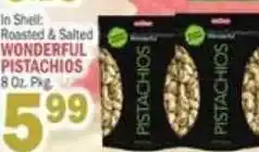 C Town Wonderful roasted & salted pistachios offer