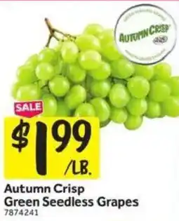 Stop&Shop Autumn Crisp Green Seedless Grapes offer