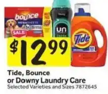 Stop&Shop Tide, Bounce or Downy Laundry Care offer