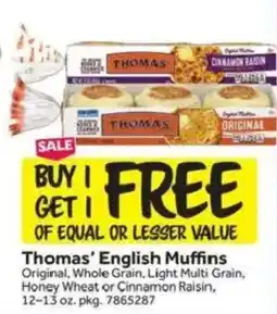 Stop&Shop Thomas' English Muffins offer