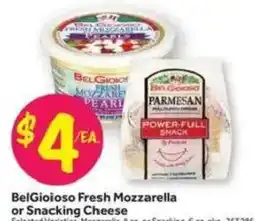 Stop&Shop BelGioioso Fresh Mozzarella or Snacking Cheese offer