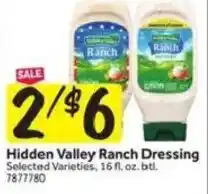 Stop&Shop Hidden Valley Ranch Dressing offer