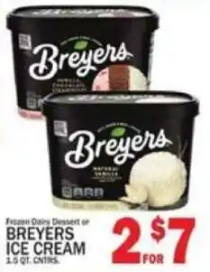 C Town Breyers ice cream offer