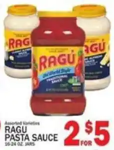 C Town Ragu pasta sauce offer
