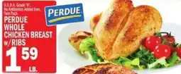 C Town Perdue whole chicken breast w/ribs offer