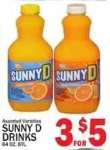 C Town Sunny D drinks offer