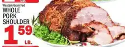 C Town Western Grain Fed Whole Pork Shoulder offer