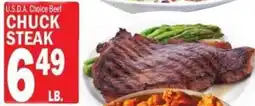 C Town U.S.D.A. Choice Beef Chuck Steak offer
