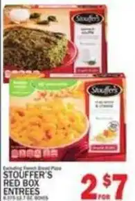 C Town Stouffer's red box entrees offer