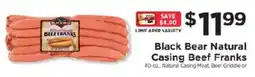 ShopRite Black Bear Natural Casing Beef Franks offer