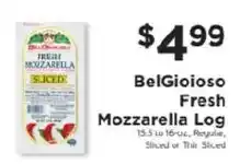 ShopRite BelGioioso Fresh Mozzarella Log offer