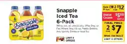 ShopRite Snapple Iced Tea offer