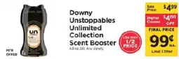 ShopRite Downy Unstoppables Unlimited Collection Scent Booster offer